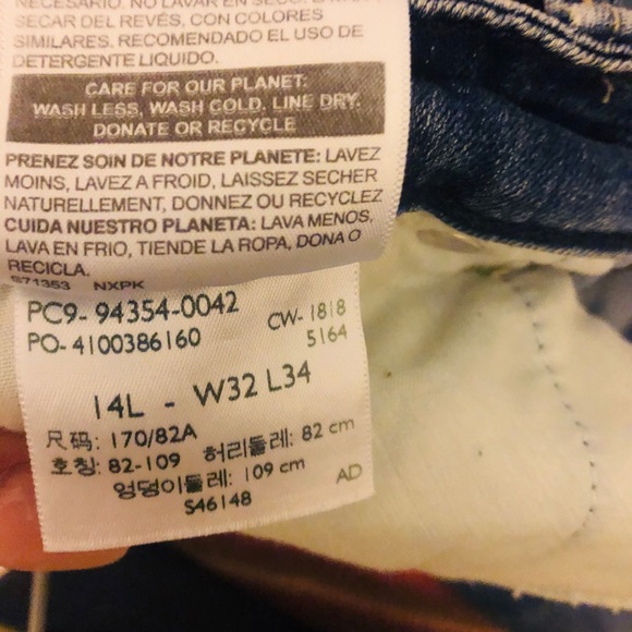Levi Strauss Modern Skinny Jeans 14L - Picture 6 of 10
